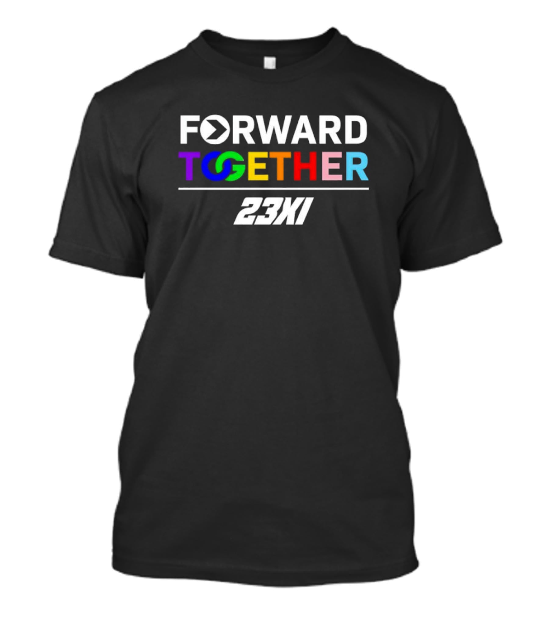 FORWARD TOGETHER 23XI RACING MULTICOLOR T-Shirt