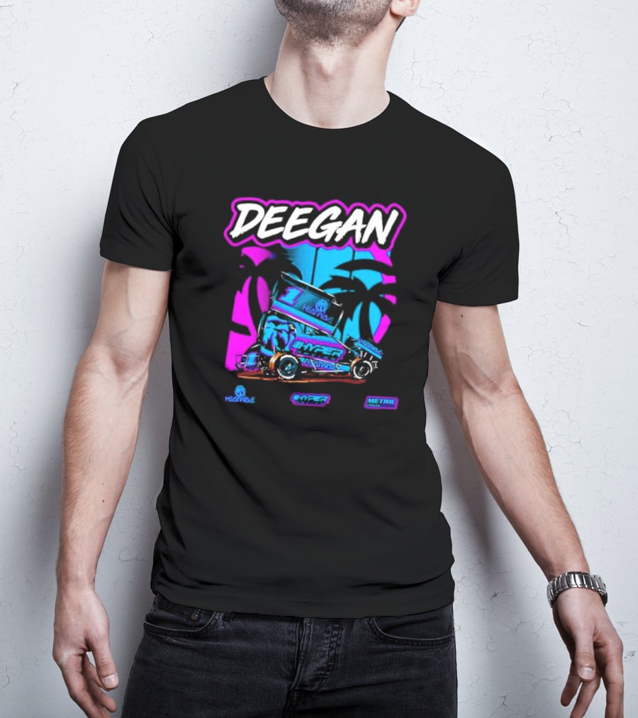 Deegan Hyper Racing Metric Cycles Heatwave Racing Sprint Car T-Shirt
