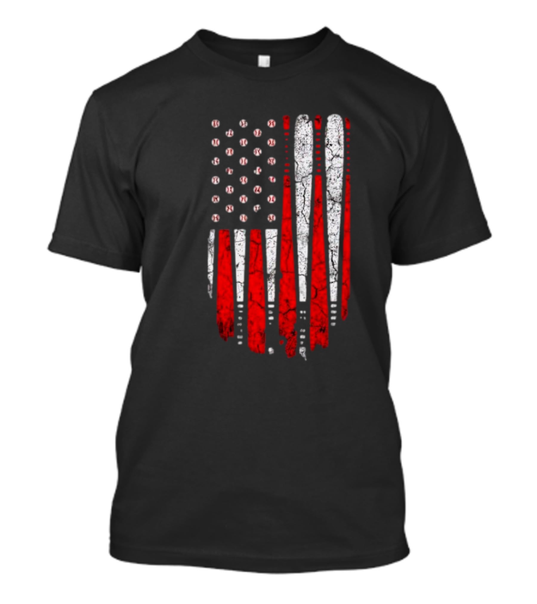 Minnesota Twins American Flag Baseball Bat T-Shirt
