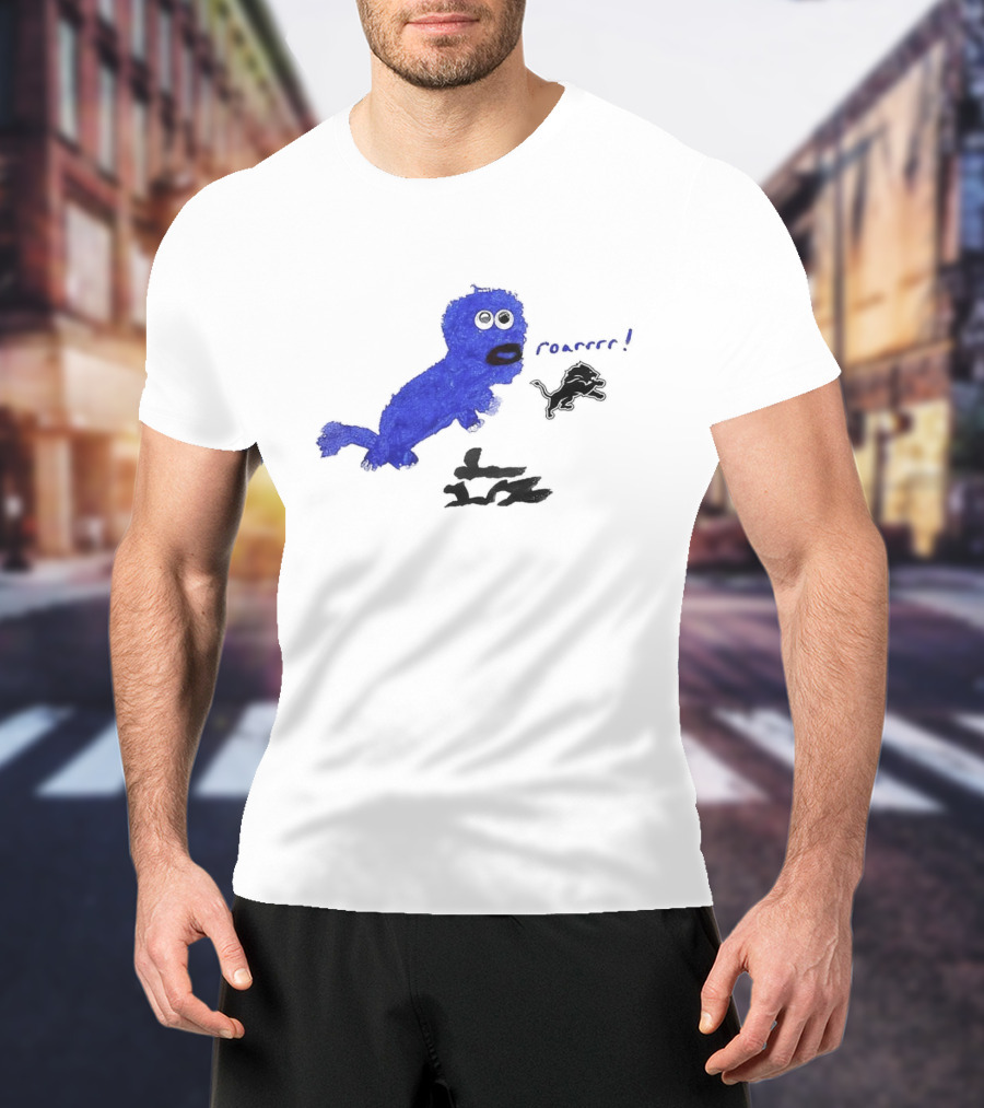 Sam Laporta Roarrrr Detroit Lions T-Shirt