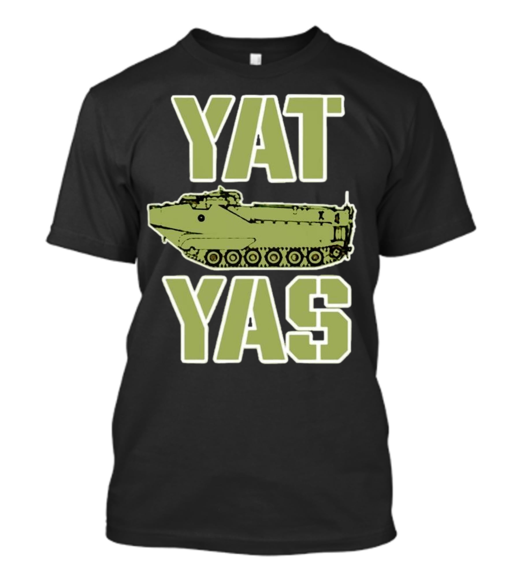 YAT YAS Amphibious Assault Vehicle Text T-Shirt