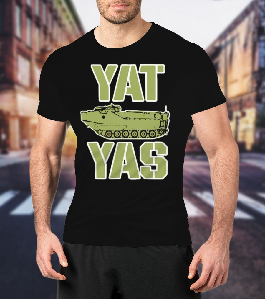 YAT YAS Amphibious Assault Vehicle Text T-Shirt