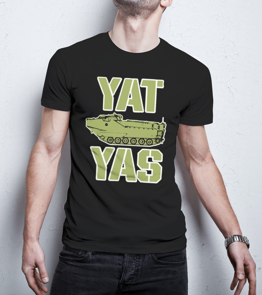 YAT YAS Amphibious Assault Vehicle Text T-Shirt
