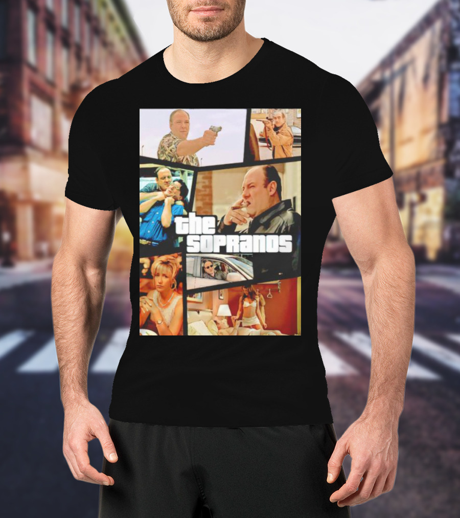 The Sopranos Crime Drama Montage T-Shirt