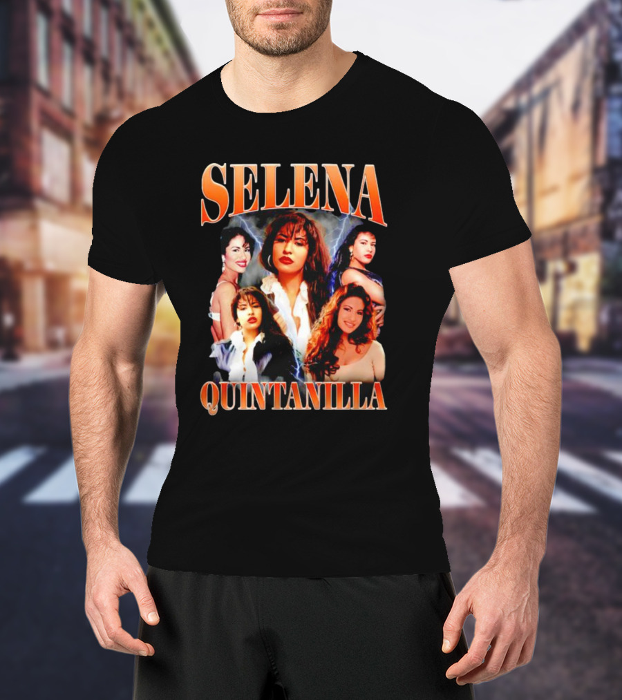 Selena Quintanilla Vintage Iconic Collage T-Shirt