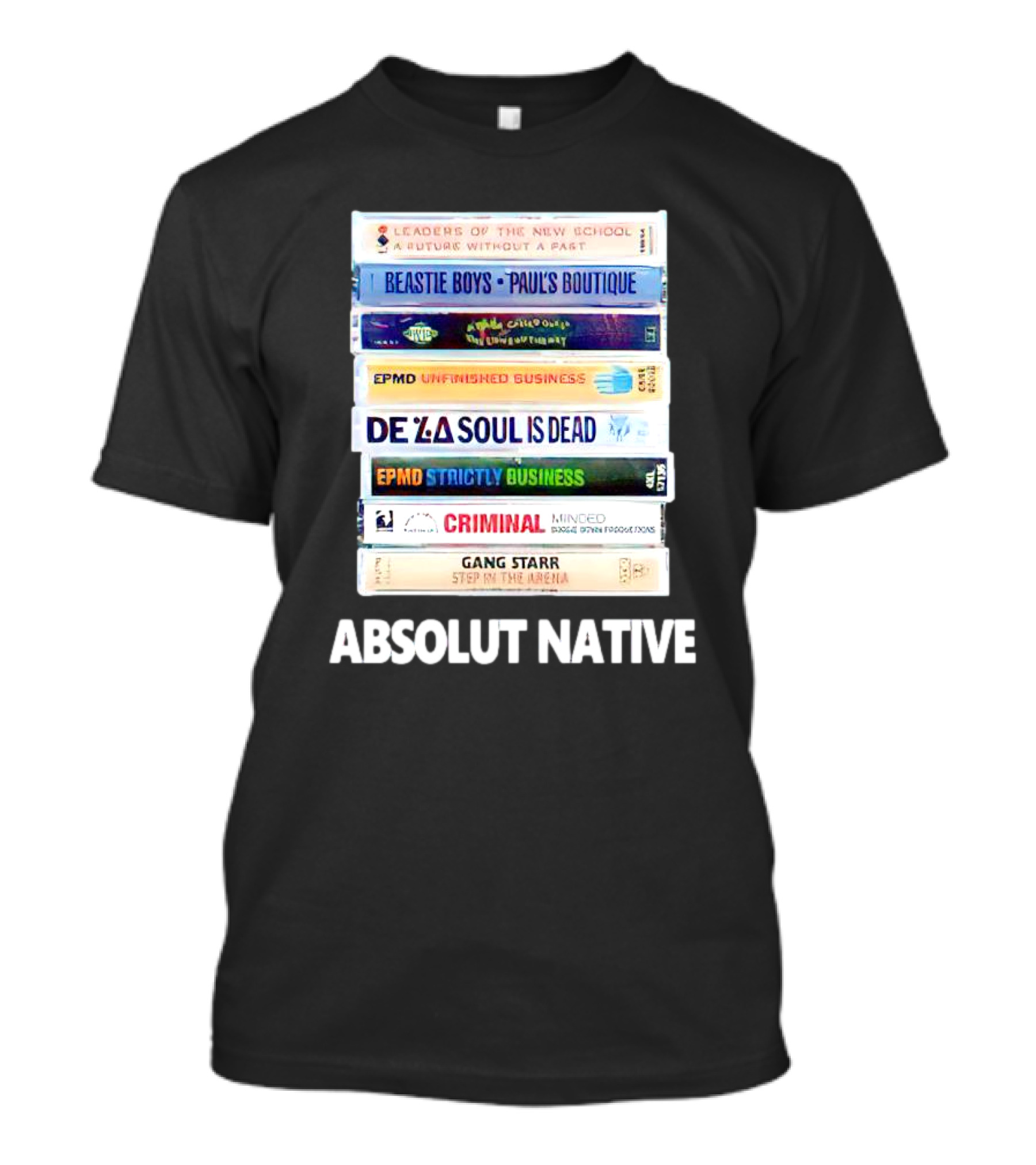 Leaders Of The New School Beastie Boys De La Soul Gang Starr Absolut Native T-Shirt