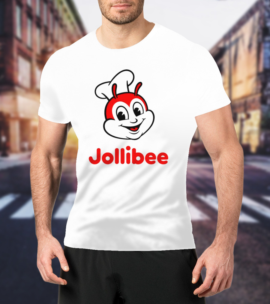 Jollibee Bee Icon With Text T-Shirt
