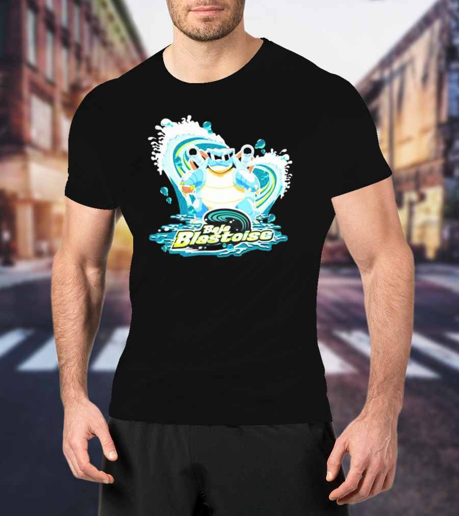 Baja Blastoise Splashing Surf Adventure T-Shirt