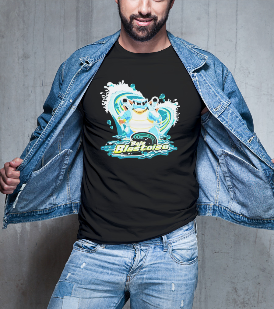 Baja Blastoise Splashing Surf Adventure T-Shirt