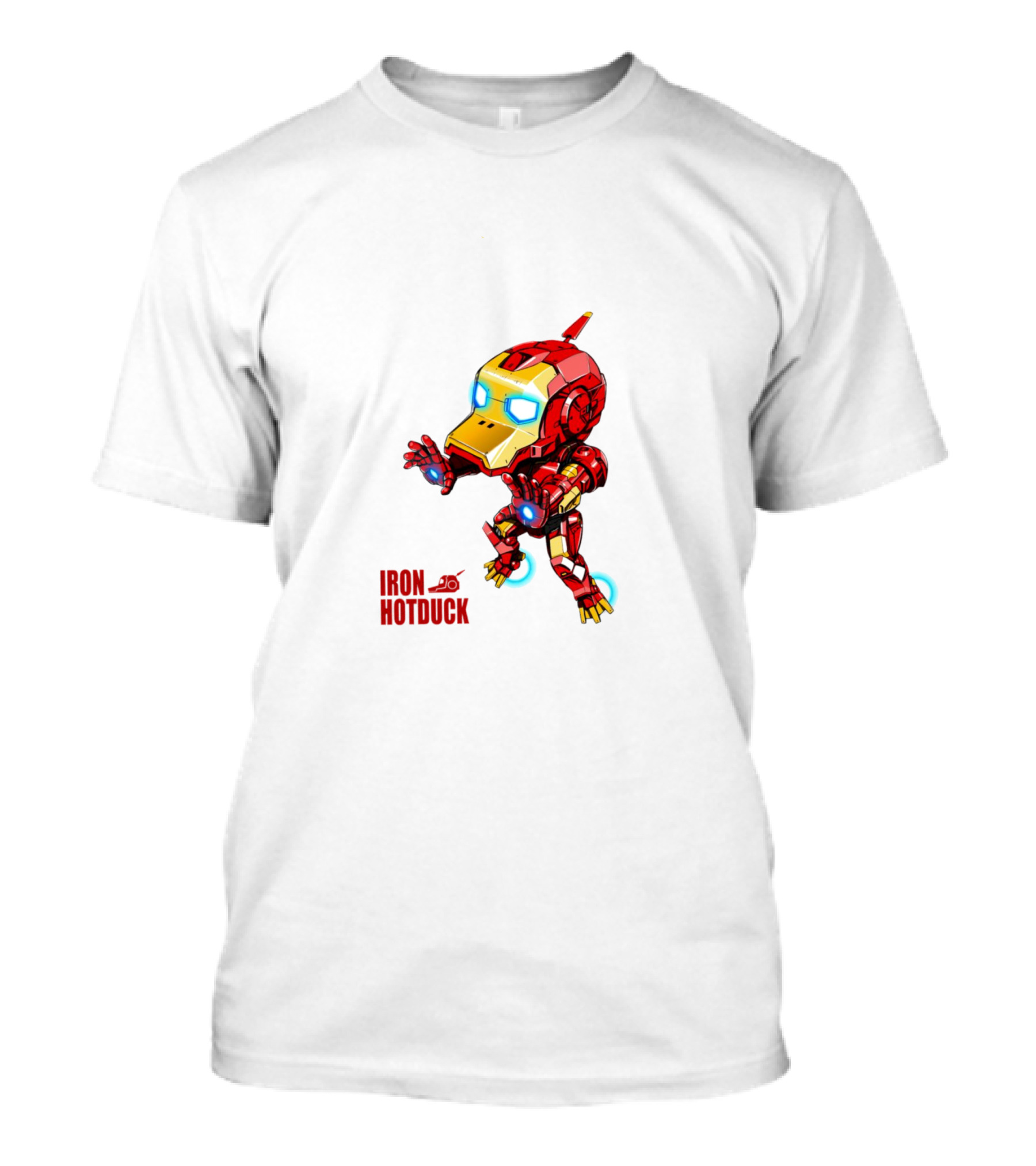 Iron Hotduck Character Robot Duck Suit T-Shirt