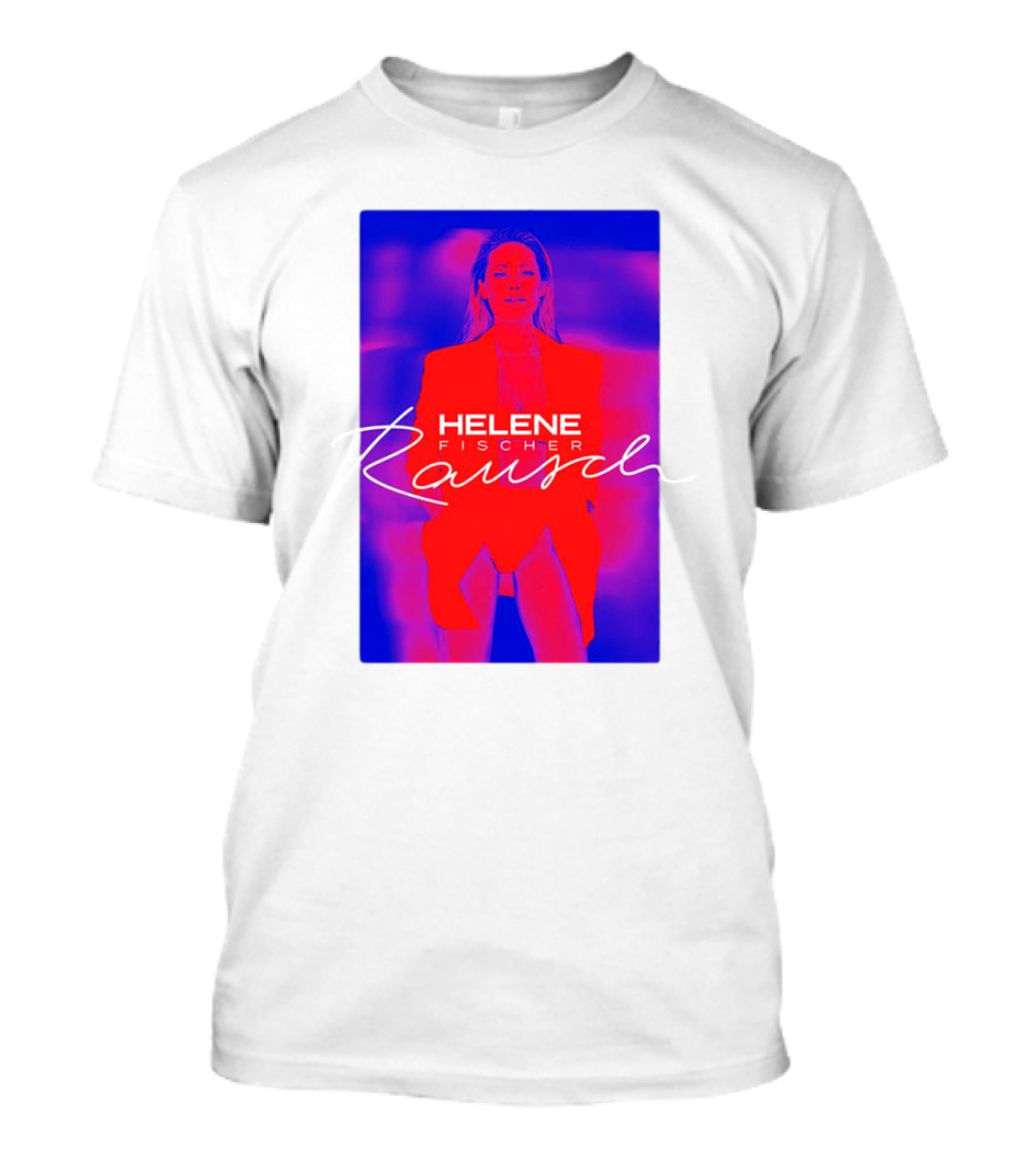 Helene Fischer Rausch Neon Style Bold Visuals T-Shirt