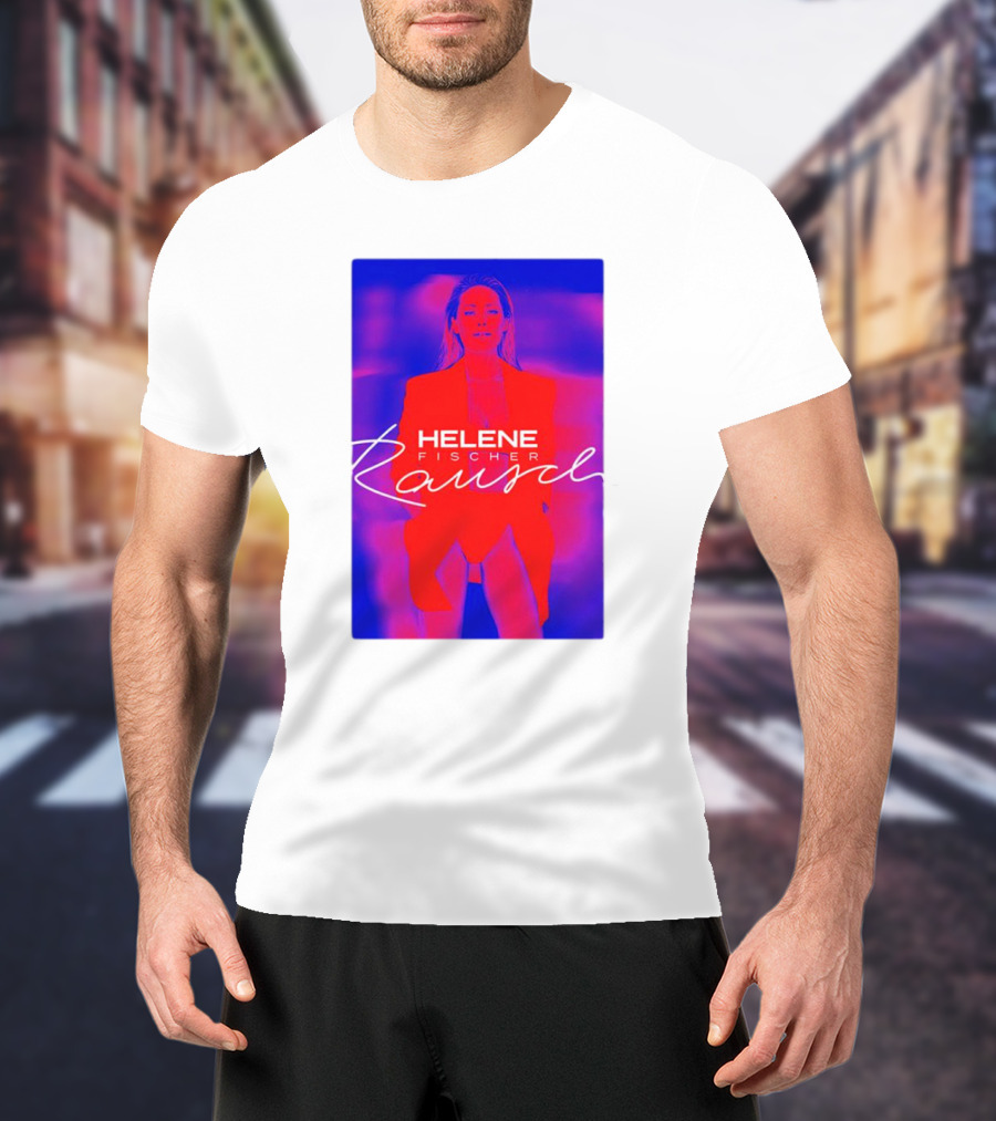 Helene Fischer Rausch Neon Style Bold Visuals T-Shirt
