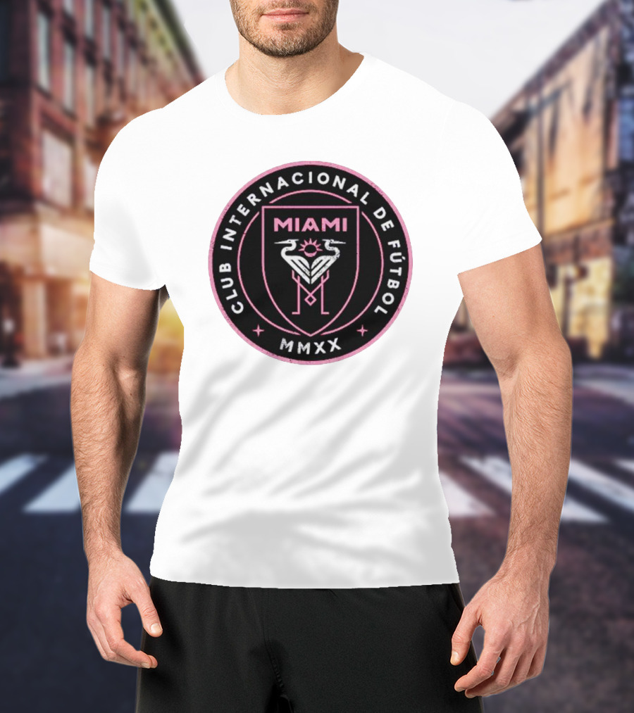 INTER MIAMI CF CLUB INTERNACIONAL DE FÚTBOL MIAMI MMXX VINTAGE PRIMARY T-Shirt