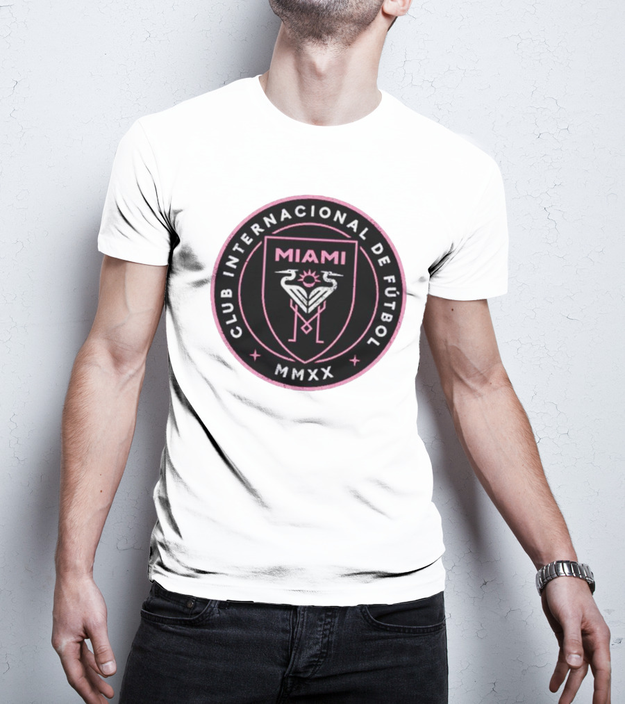 INTER MIAMI CF CLUB INTERNACIONAL DE FÚTBOL MIAMI MMXX VINTAGE PRIMARY T-Shirt