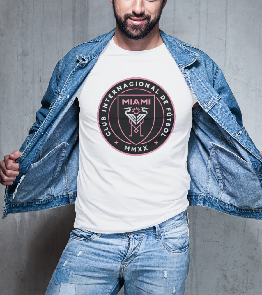 INTER MIAMI CF CLUB INTERNACIONAL DE FÚTBOL MIAMI MMXX VINTAGE PRIMARY T-Shirt