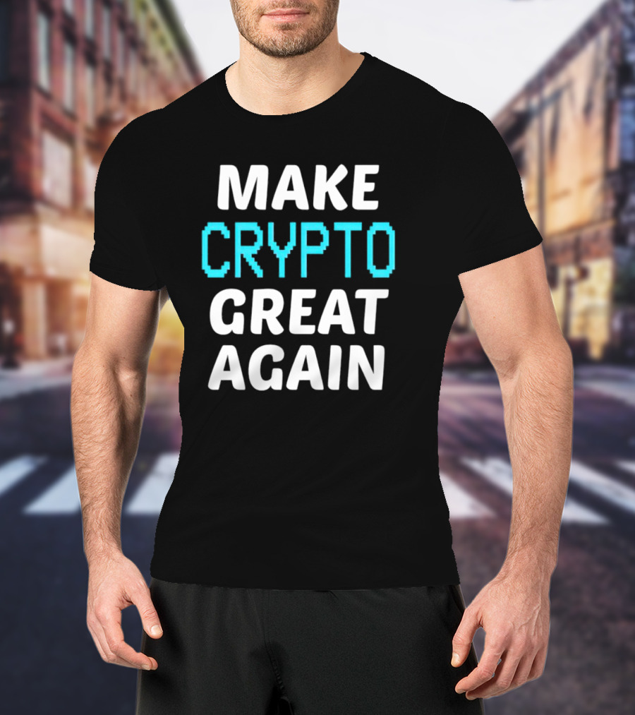 MAKE CRYPTO GREAT AGAIN Retro Pixel T-Shirt