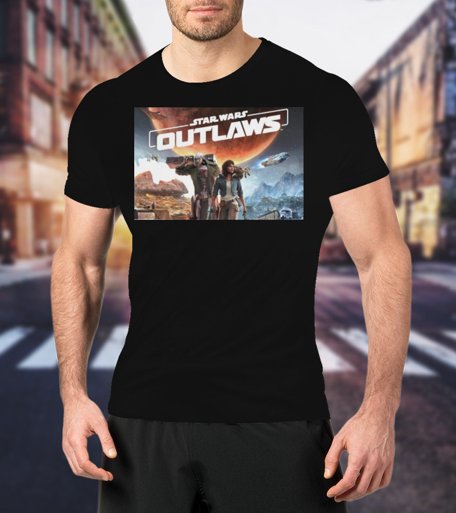 Star Wars Outlaws Adventure In A Galaxy Far Far Away T-Shirt