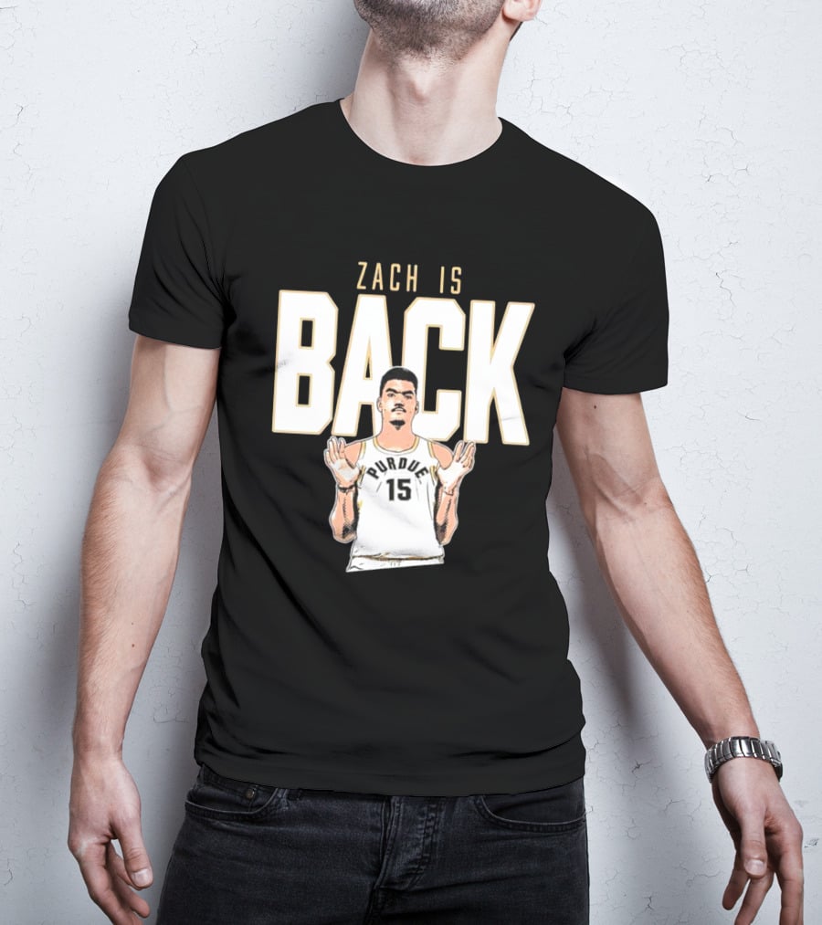 Zach Edey Purdue 15 Zach Is Back T-Shirt