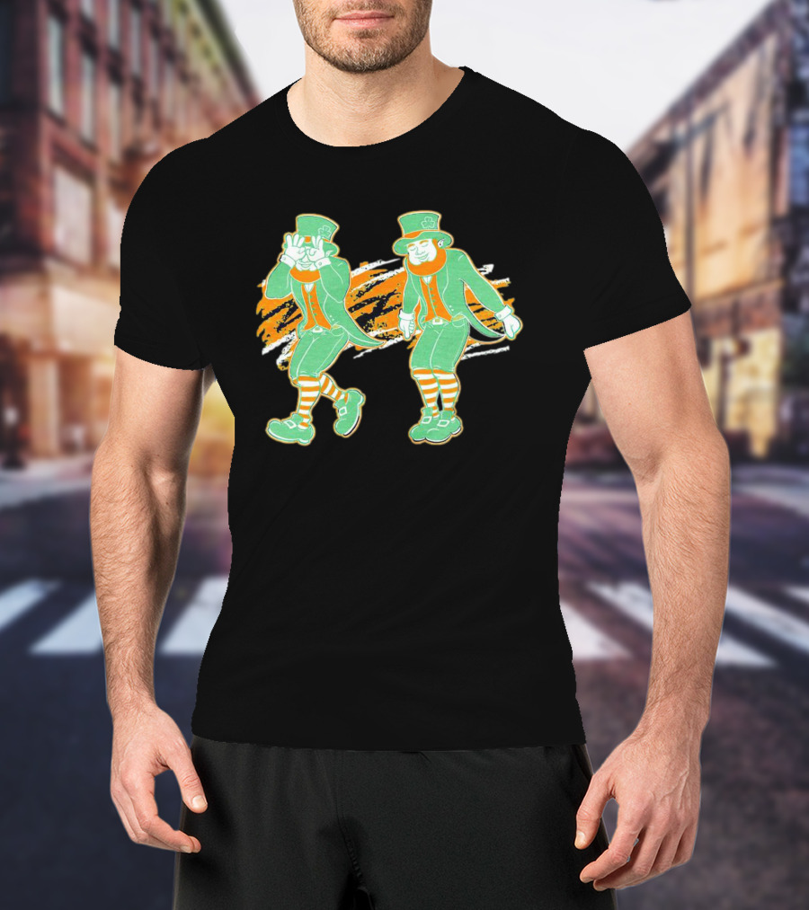 Leprechaun Griddy Dance Football T-Shirt