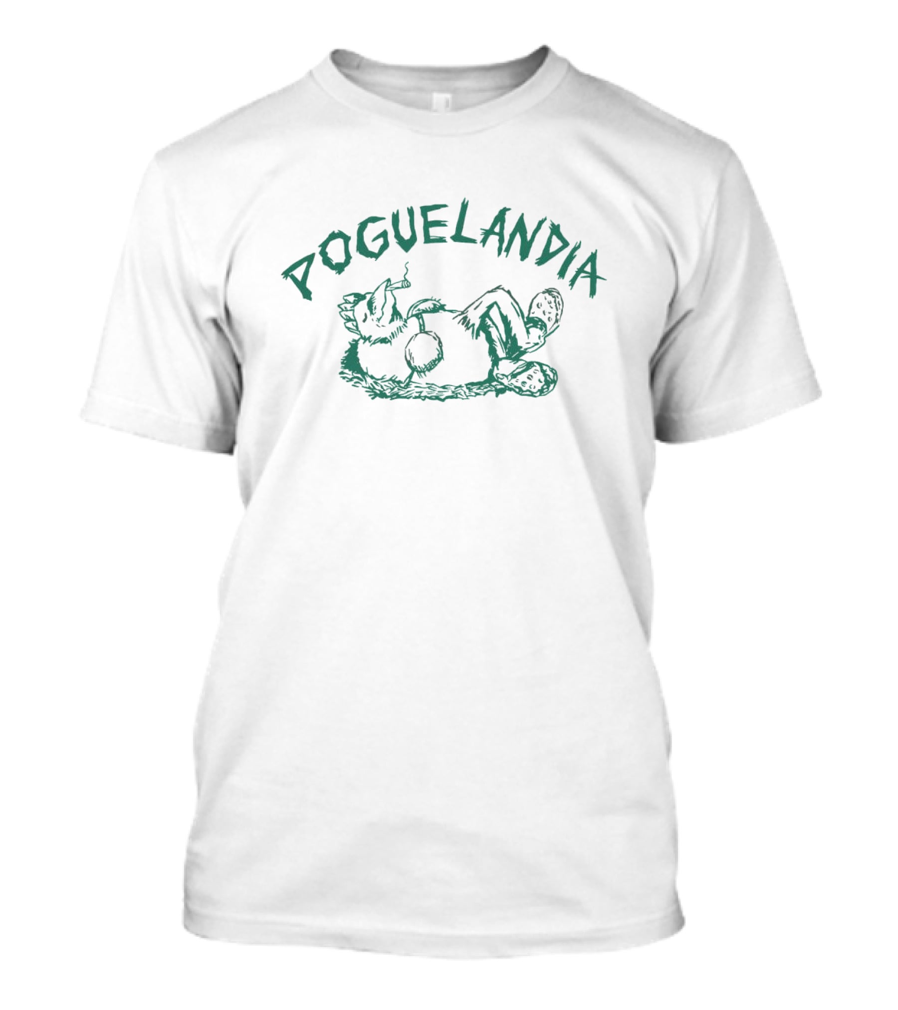 Poguelandia Relaxed Chicken Smoking T-Shirt