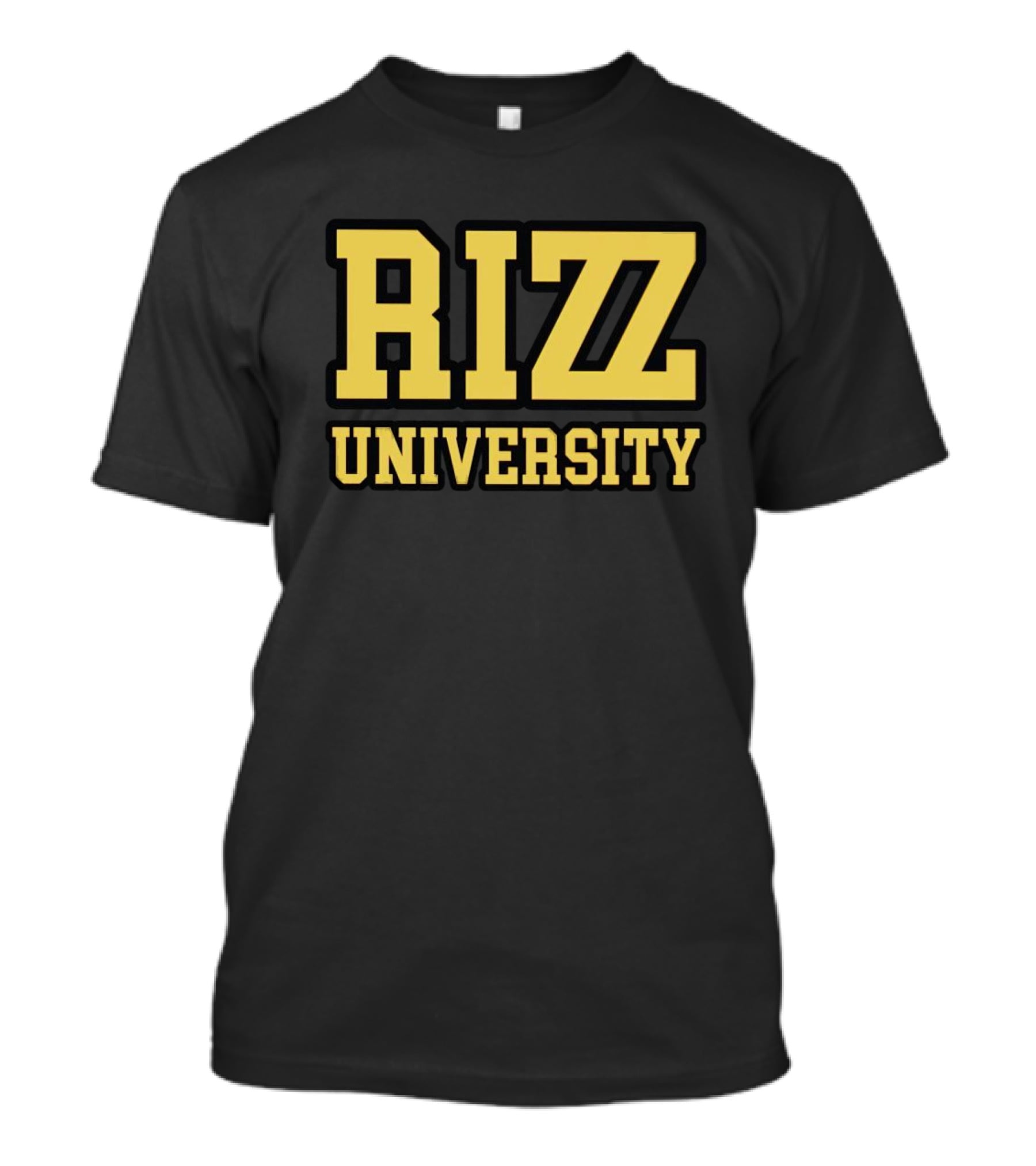 Rizz University Classic Collegiate Font T-Shirt