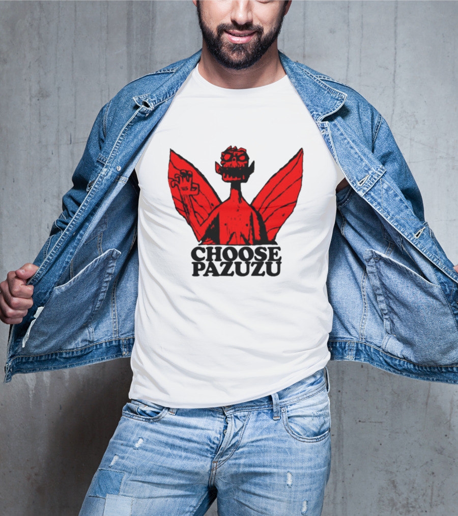Choose Pazuzu Gorillaz Demon Wings T-Shirt