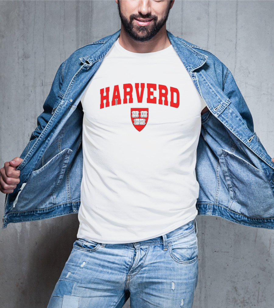 Harverd University Very Smart Spoof Crest T-Shirt