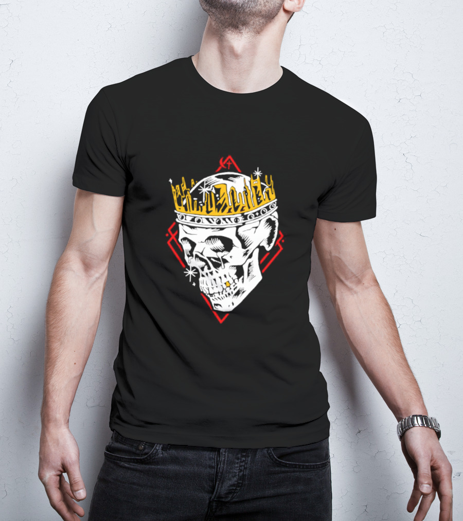 Jelly Roll Skull King Crown Red Diamond T-Shirt