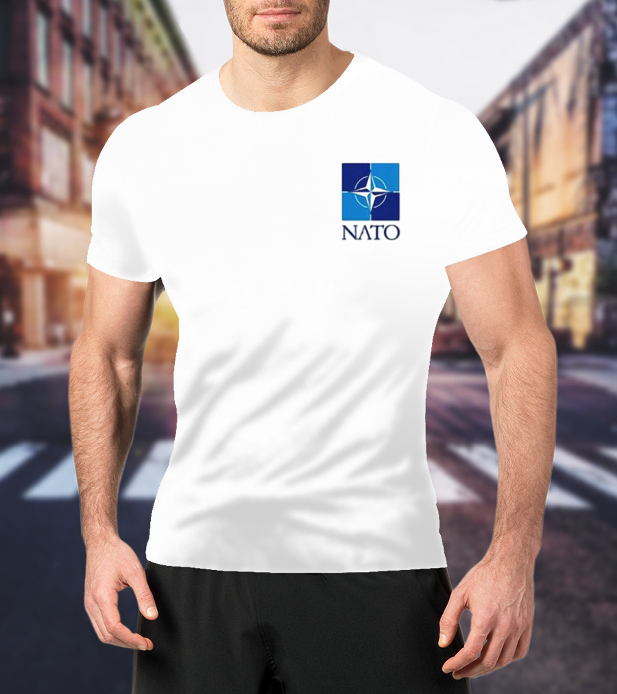 NATO Flag Emblem Logo T-Shirt
