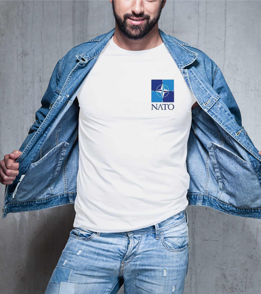 NATO Flag Emblem Logo T-Shirt