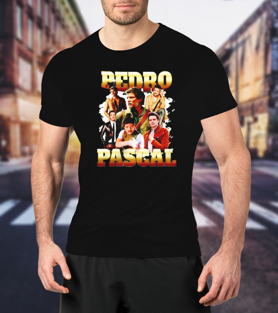 Pedro Pascal Picture Collage T-Shirt
