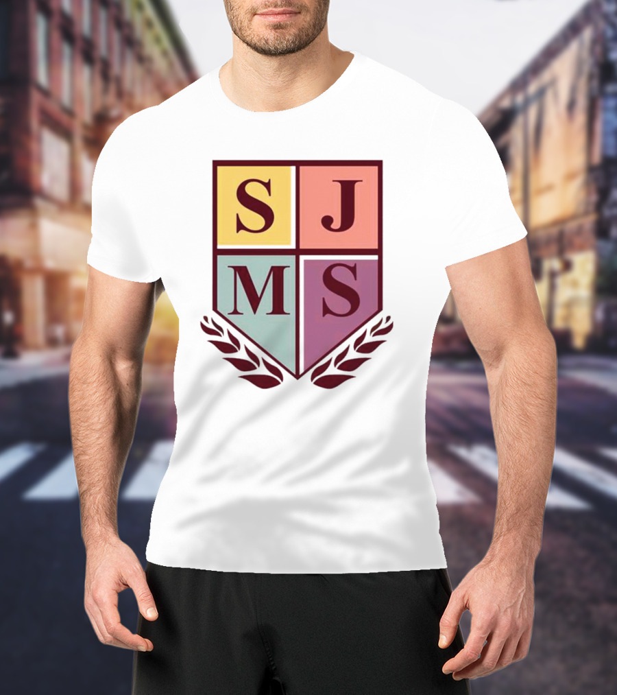 SJMS Shield Emblem Amphibious Crest Metal T-Shirt
