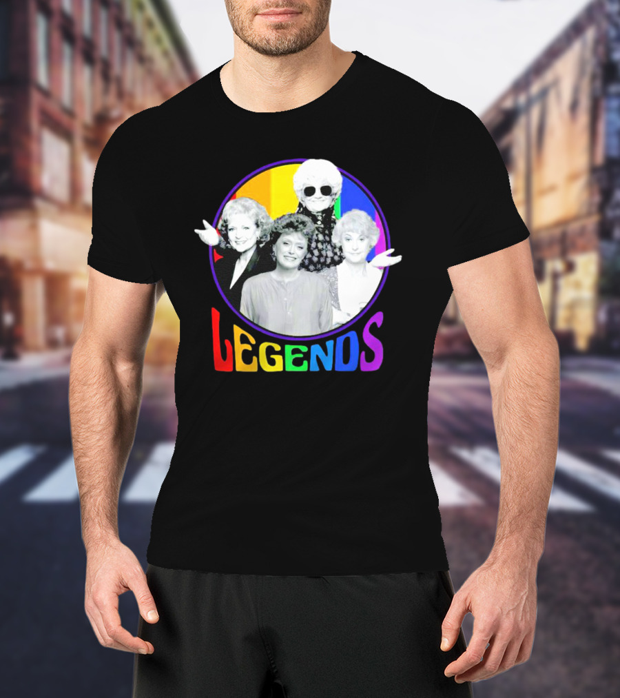 Golden Girls Legends Rainbow Pride T-Shirt