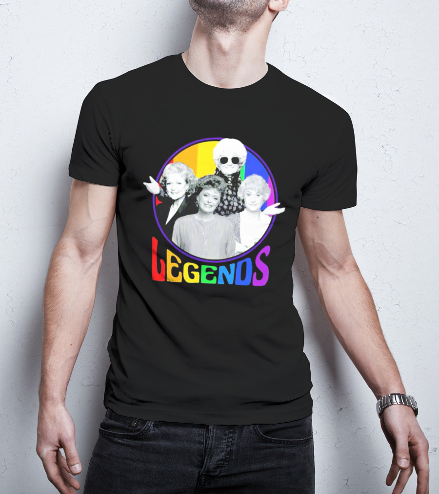 Golden Girls Legends Rainbow Pride T-Shirt