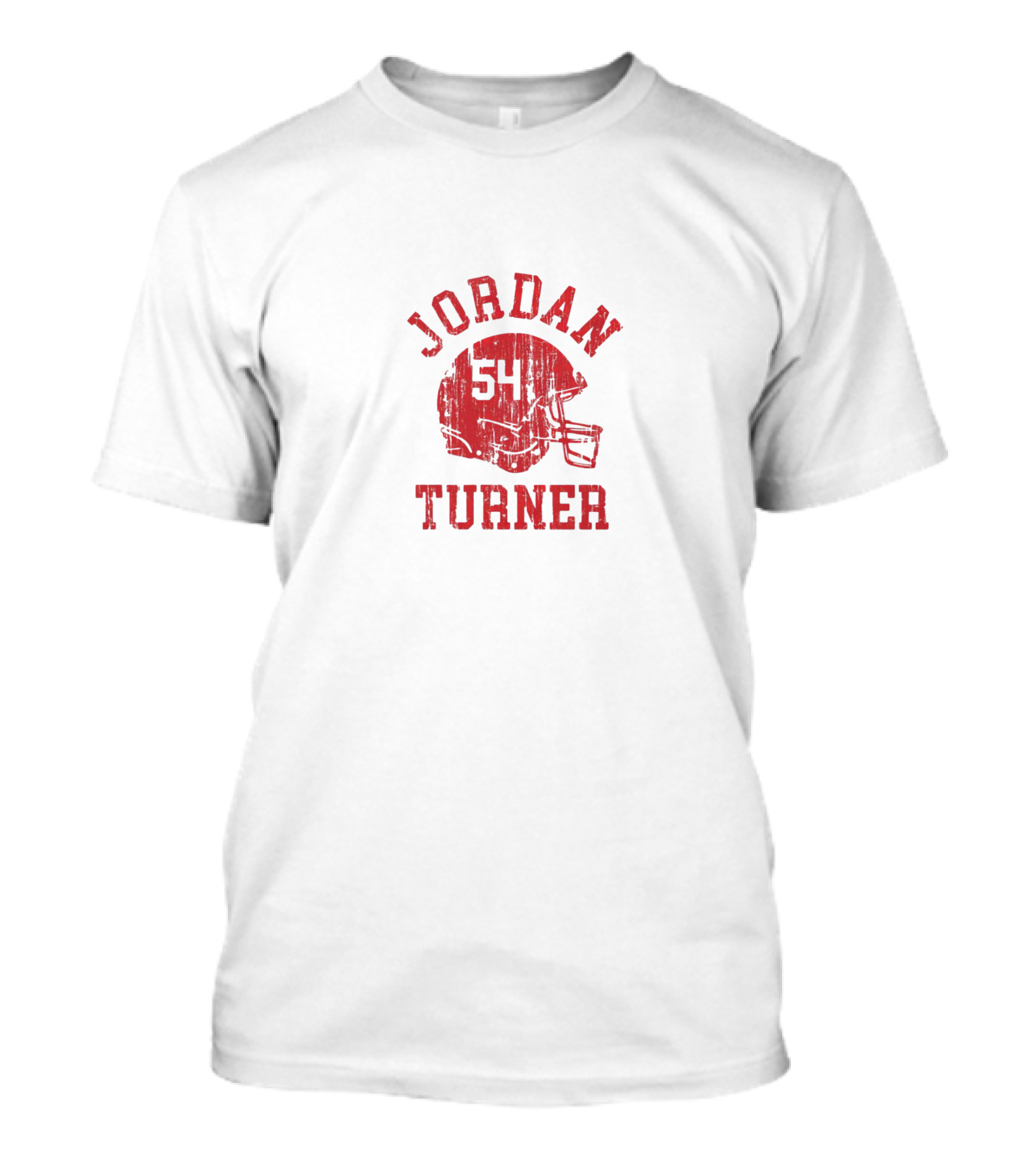 Jordan Turner 54 Wisconsin Badgers Football Helmet T-Shirt