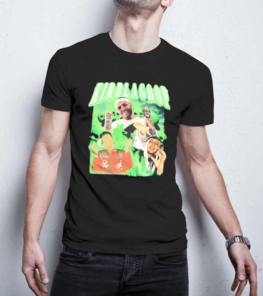 Kirblagoop Vintage Graphic With Tattoos And Racing Jacket T-Shirt