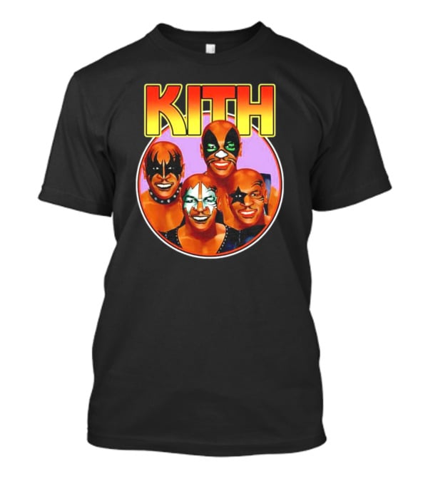 KITH Mike Tyson Kiss Band Makeup Group Image T-Shirt