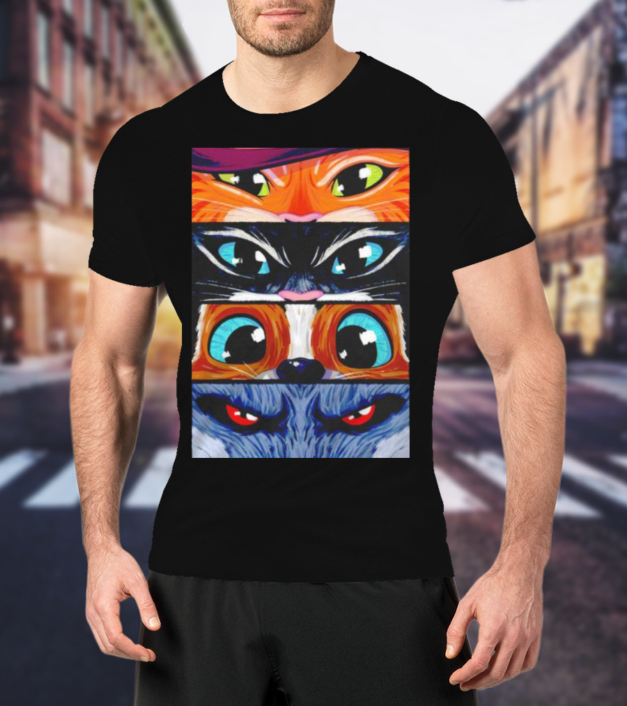 Puss In Boots Eye Expressions Collection T-Shirt