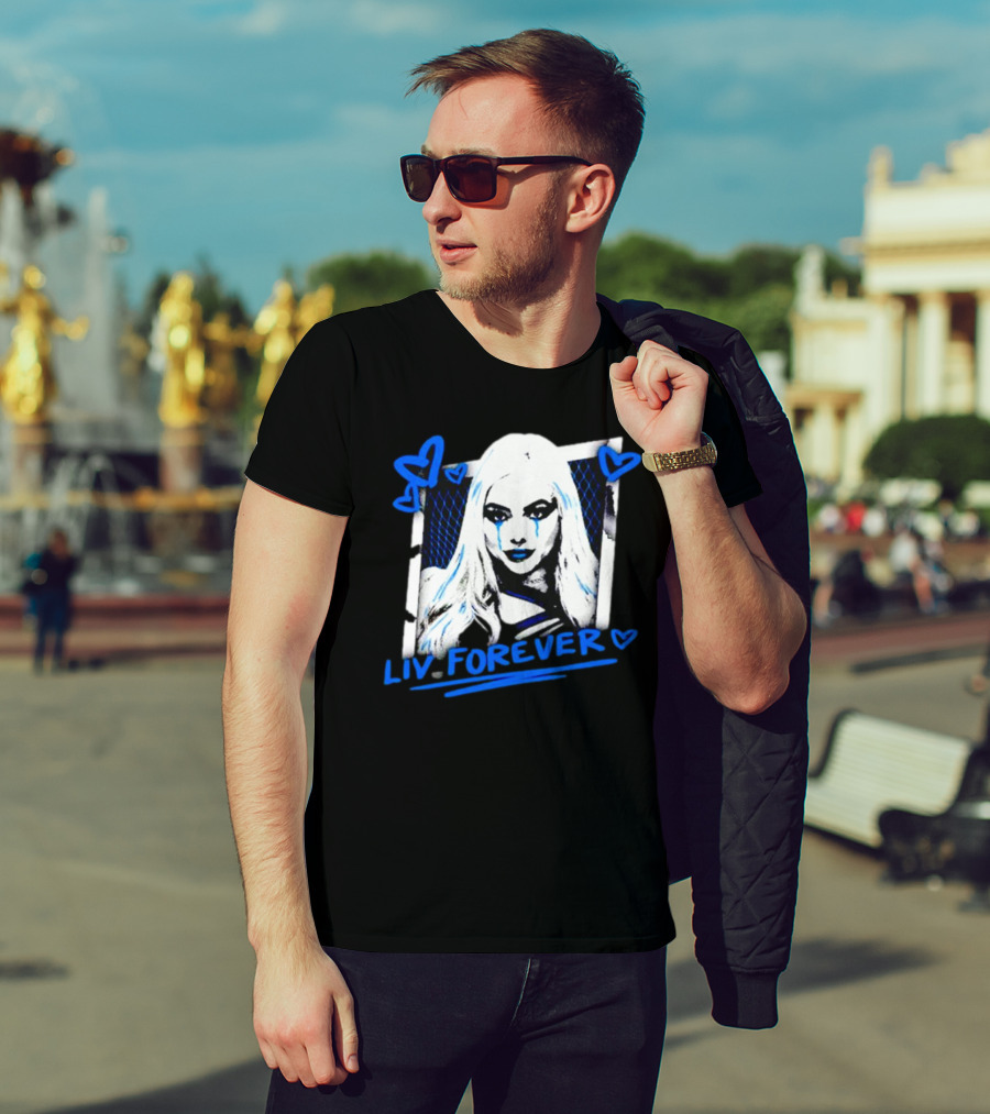 Liv Forever Crying Hearts Bayley Wearing A Liv Morgan T-Shirt