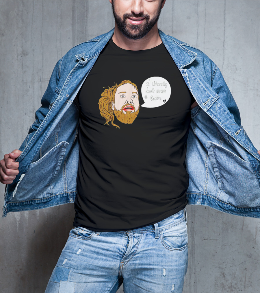 I Literally Don’t Even Care Comic T-Shirt