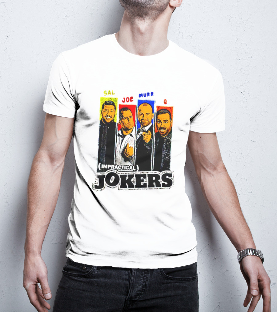 Impractical Jokers Sal Joe Murr Q Portraits T-Shirt