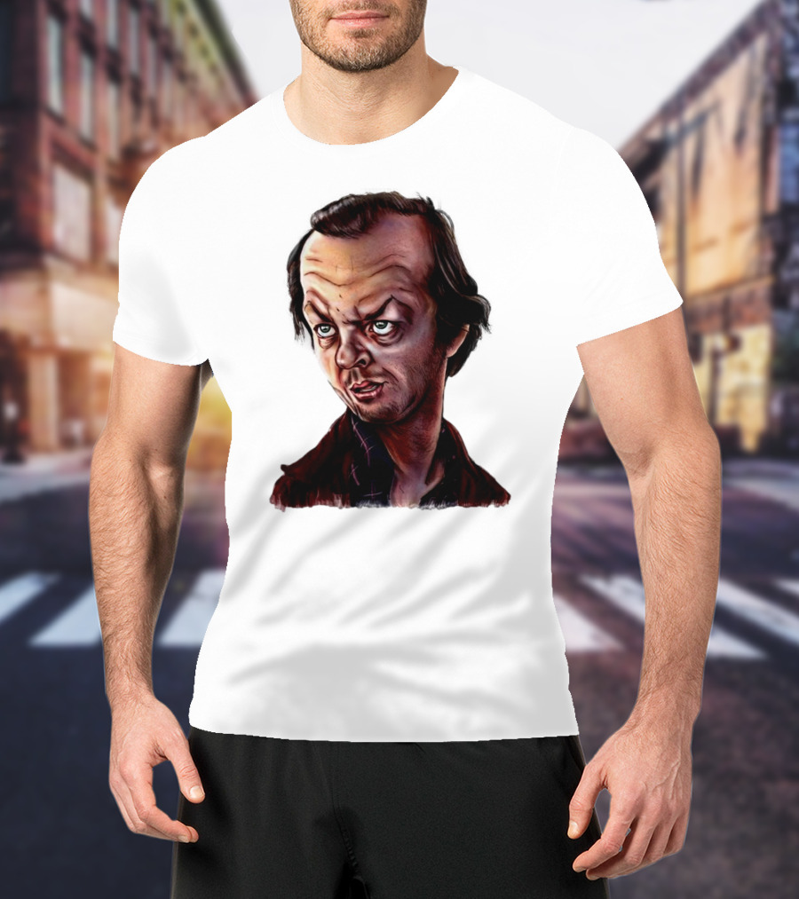Jack The Caretaker Jack Torrance The Shining Caricature T-Shirt