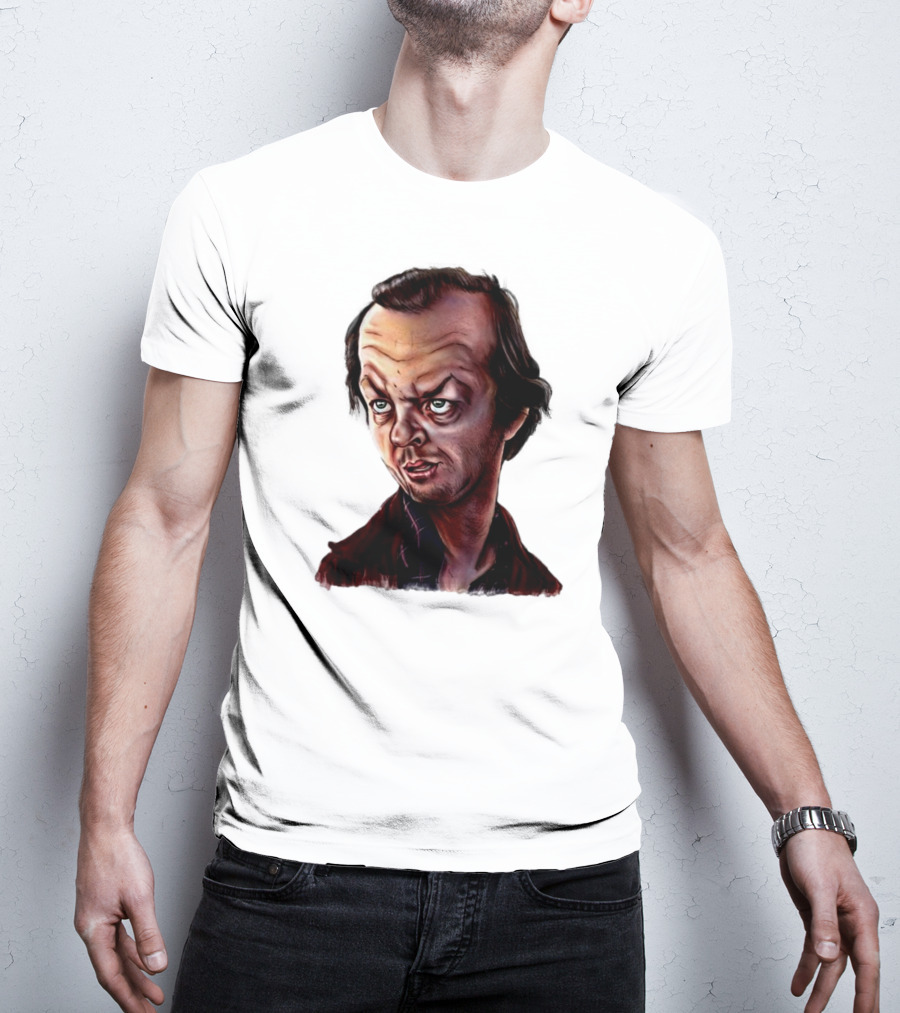 Jack The Caretaker Jack Torrance The Shining Caricature T-Shirt