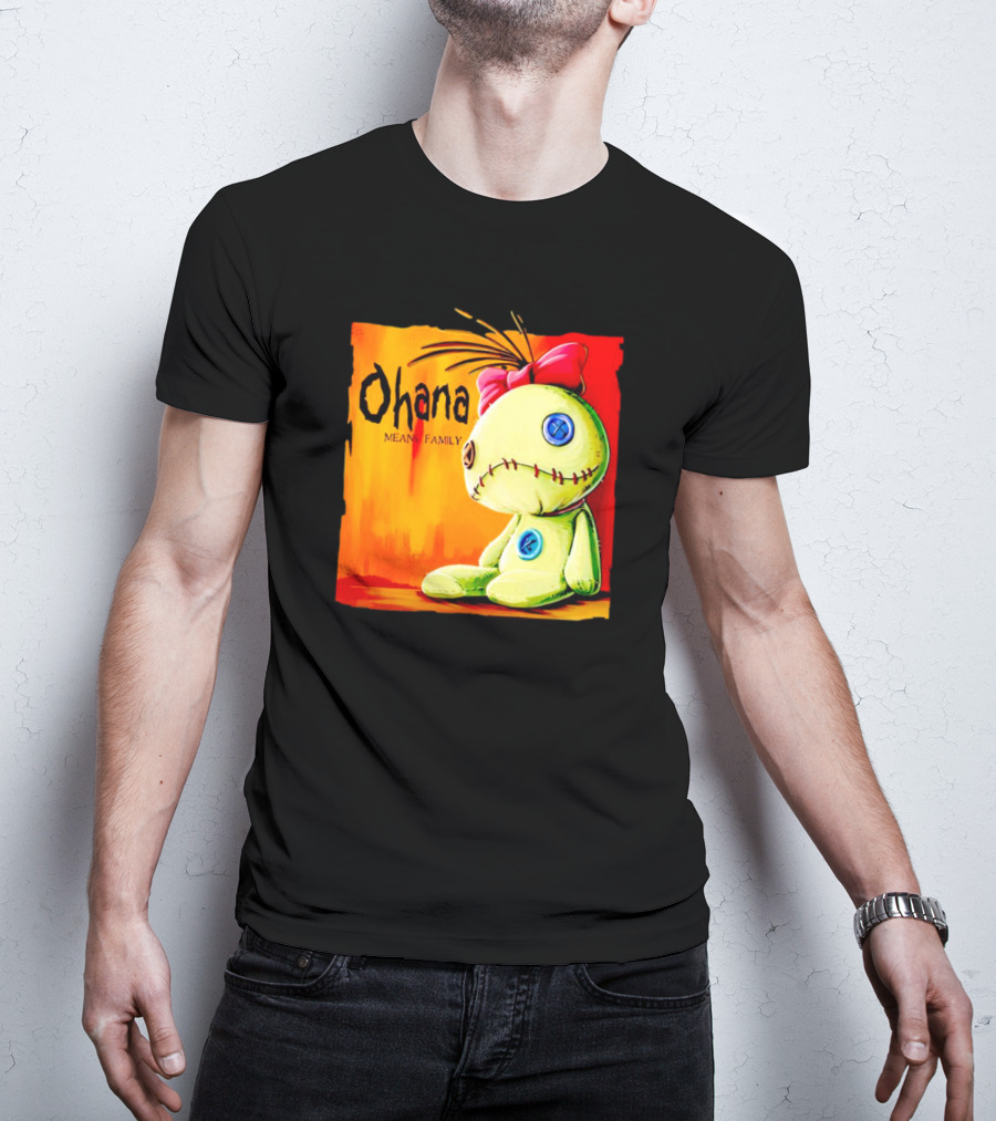Ohana Means Family Scrump Stitch Doll T-Shirt