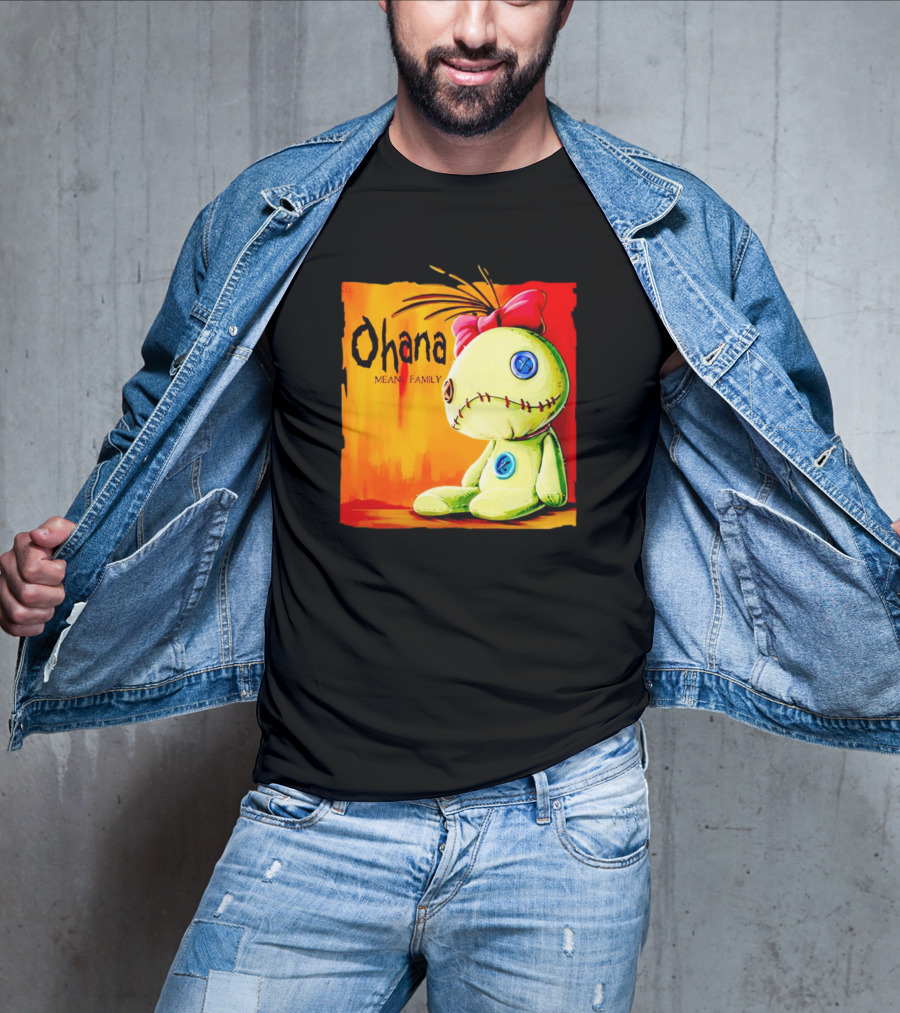 Ohana Means Family Scrump Stitch Doll T-Shirt