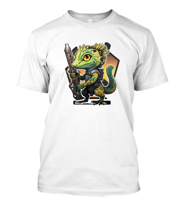Valorant Gekko Character With Rifle T-Shirt