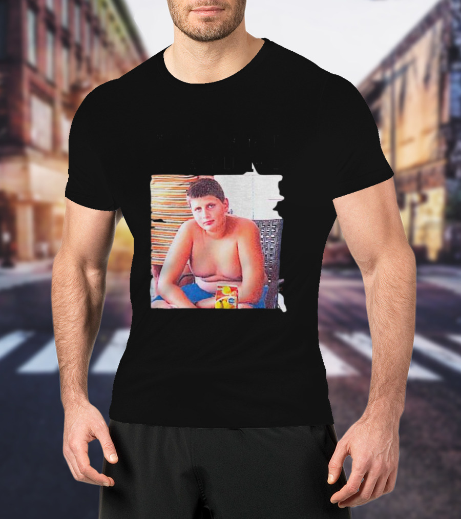 Funny Nikola Jokić Childhood Photo You Can’t Guard Me T-Shirt