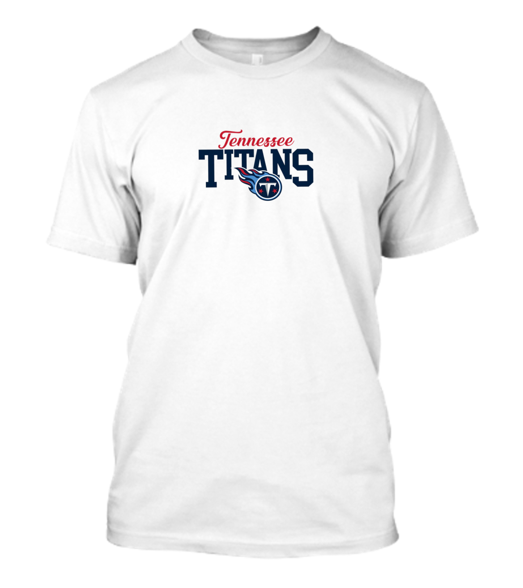 Tennessee Titans Logo Flame T-Shirt