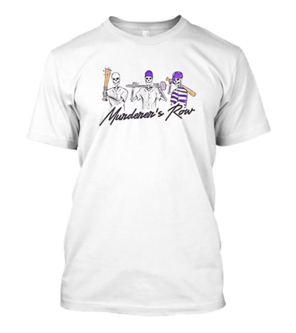 LSU Tigers Purple Murderers’ Row Baseball Icons T-Shirt