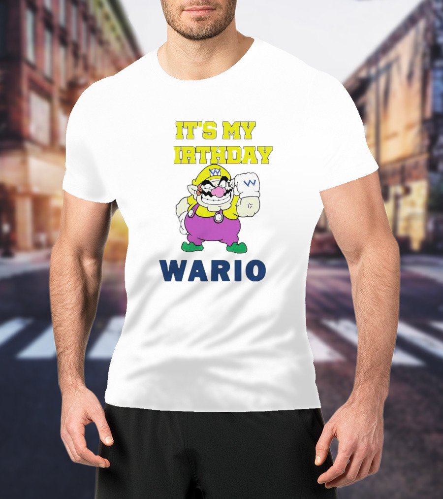 It's My Birthday Wario T-Shirt